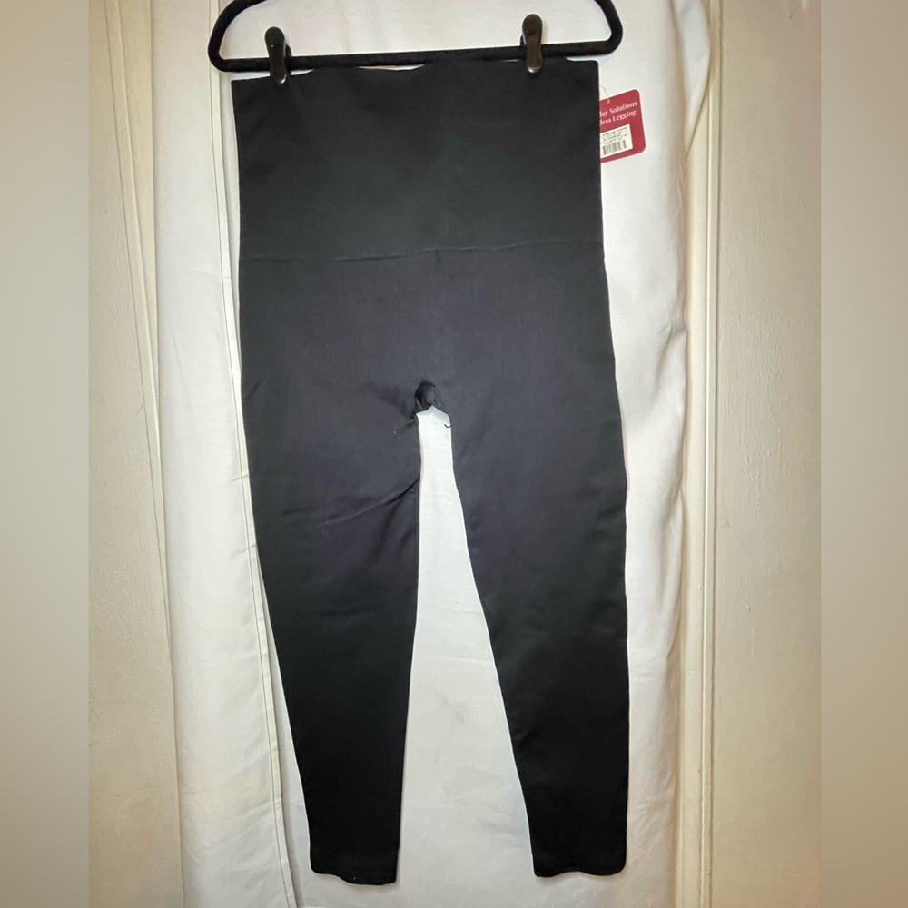 NWT Anti. Black Shapewear Seamless Leggings Full Length Compression Size 2XL